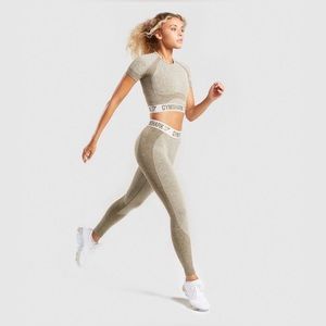 Gymshark Flex Leggings Khaki/Sand